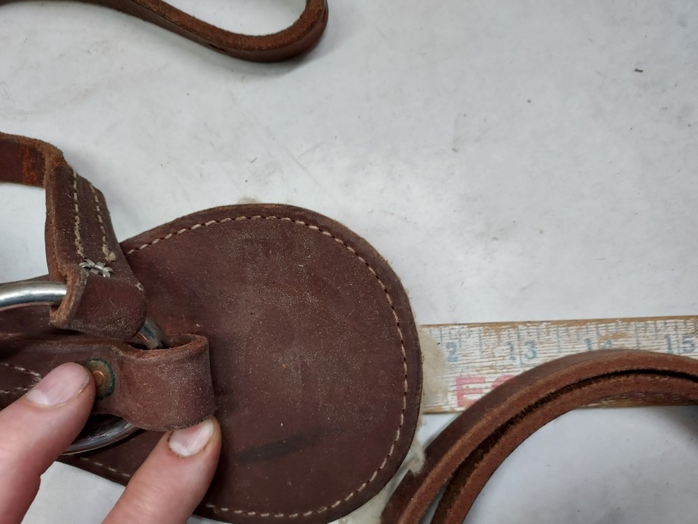Western Saddle or Sawbuck Leather Breeching