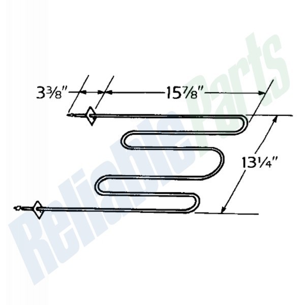 5303051516 ELEMENT BROIL OEM