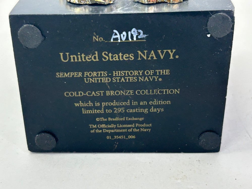 Bradford Exchange US Naval Officer Statue