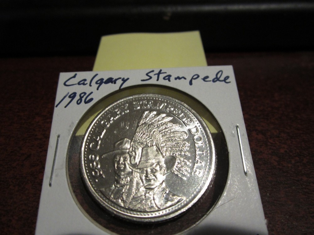 1976 - Calgary Stampede - Hat - Commemorative - Canada Trade Dollar / Token
