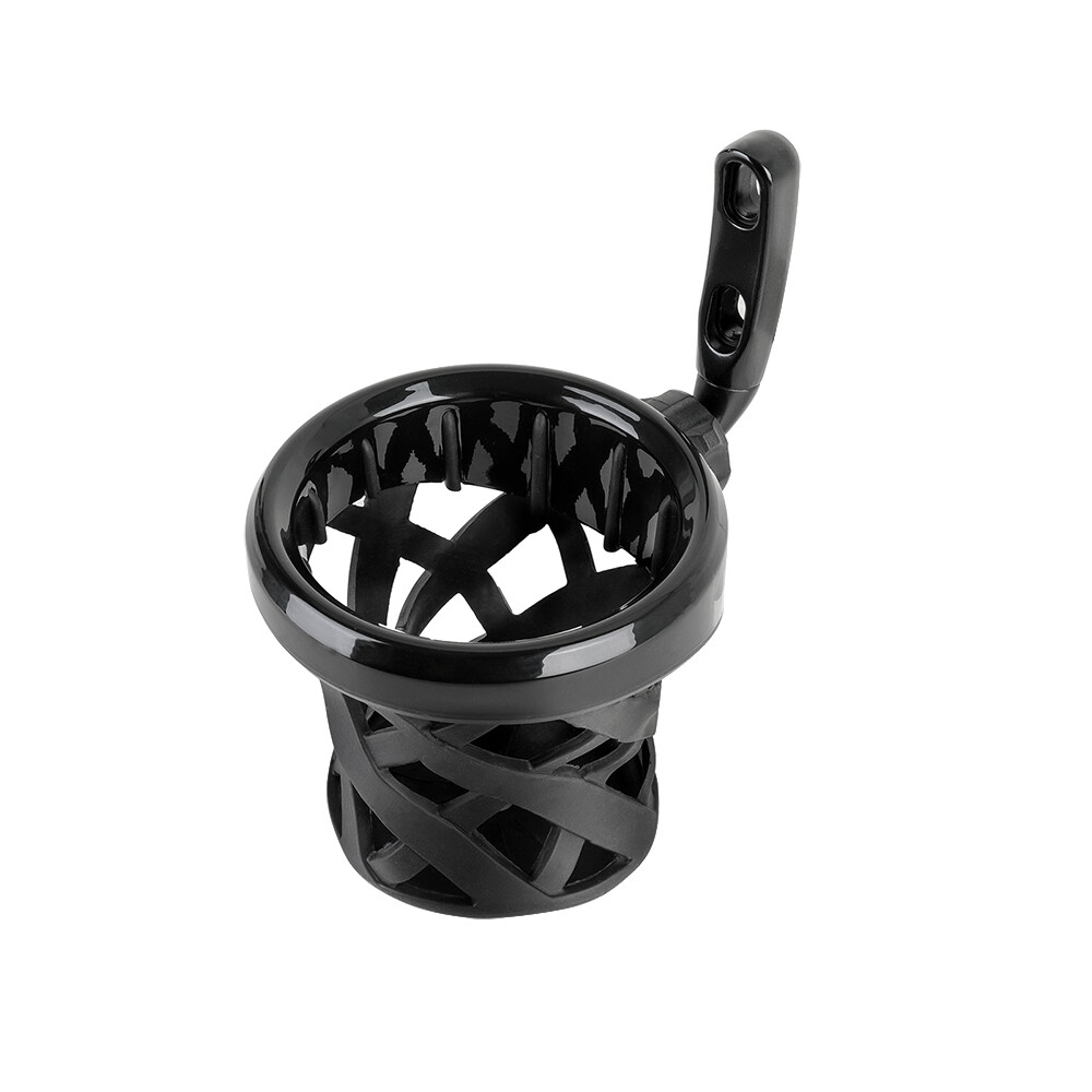 For Harley Tri Glide Motorcycle Handlebar Cup Holder Drink W/ Mesh Basket Mount