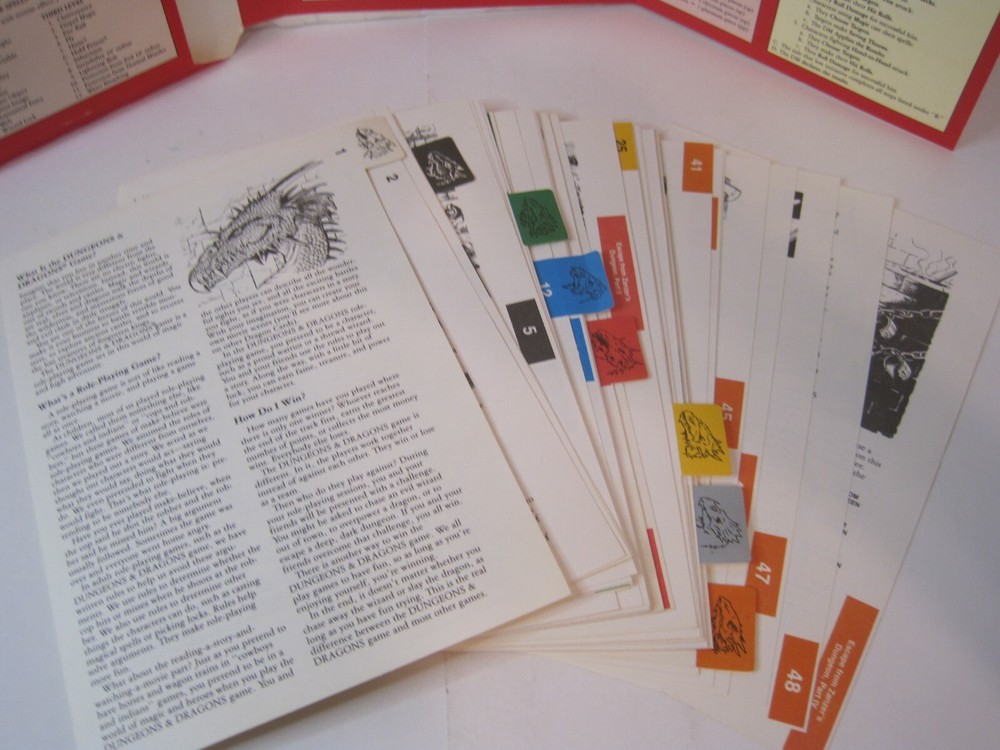 1991 Dungeons & Dragons Game 1070 Master's Screen Learning Pack - Pack ONLY