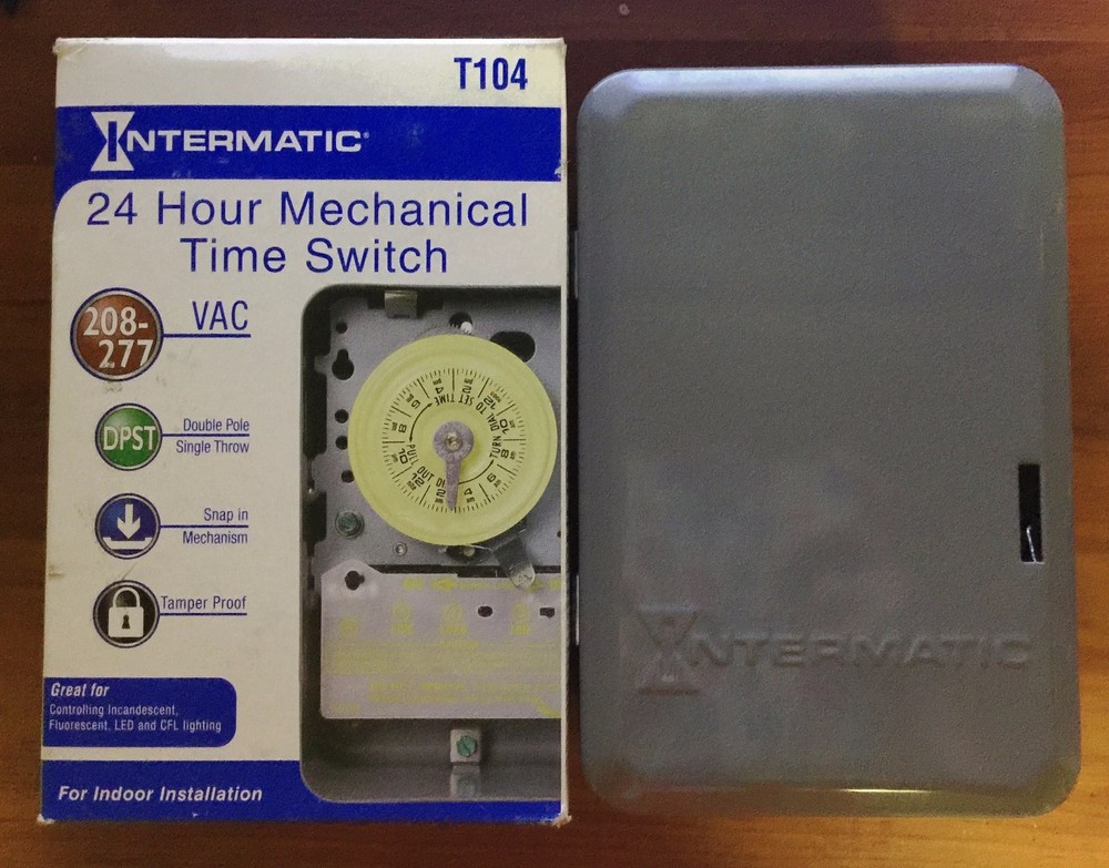 Intermatic 40 Amp 208-277 Volt DPST Electromechanical Time Switch