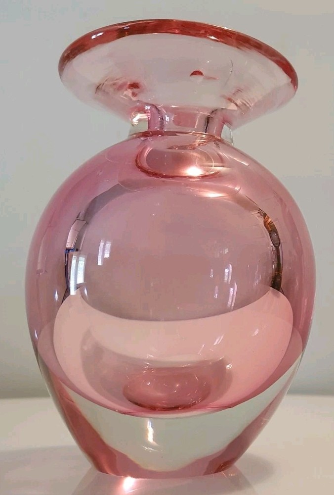 Murano Sommerso Bud Vase
