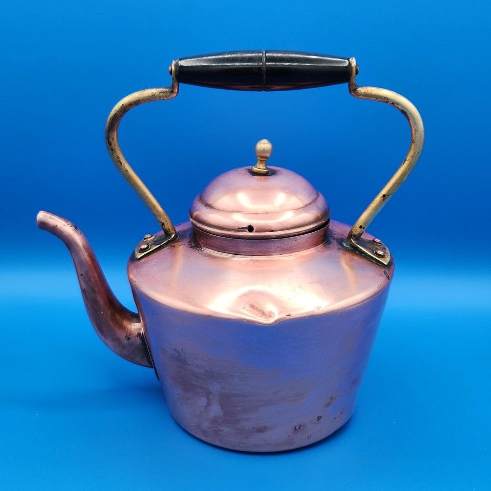 Vintage Duro B&M (Benjamin & Medwin) Copper Tea Kettle
