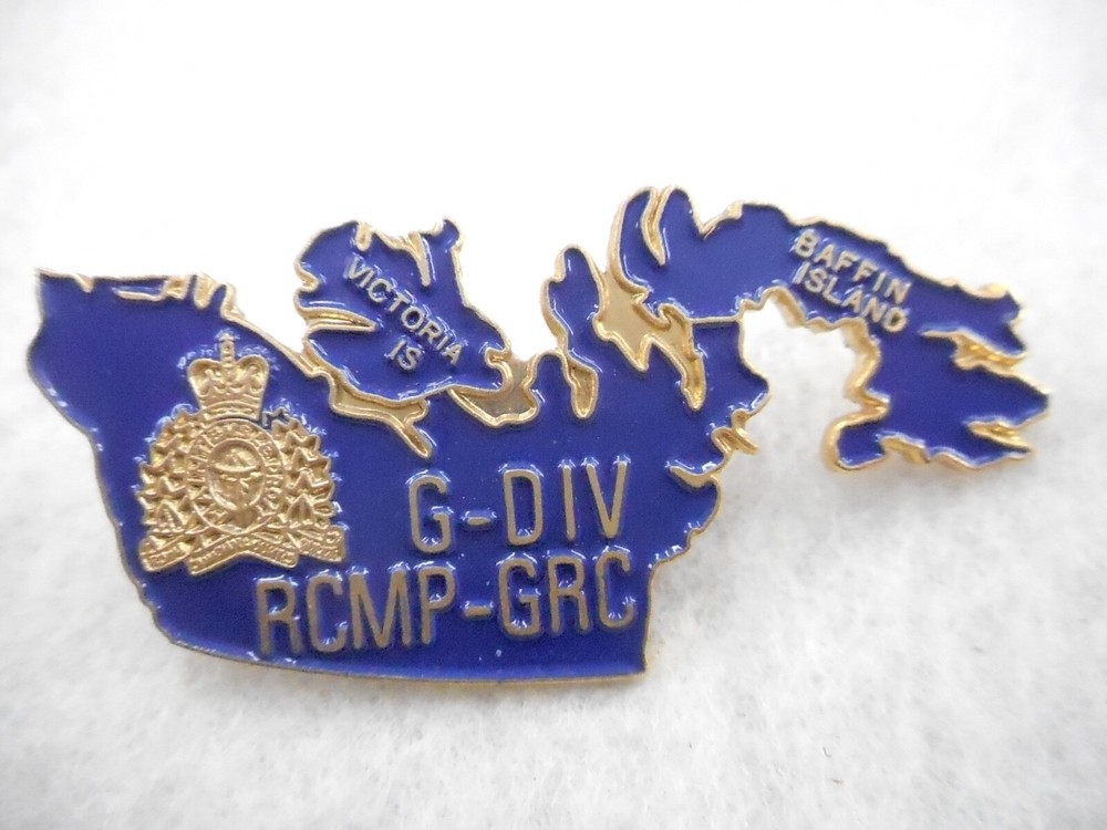 RCMP G-DIV GRC POLICE LAPEL PIN