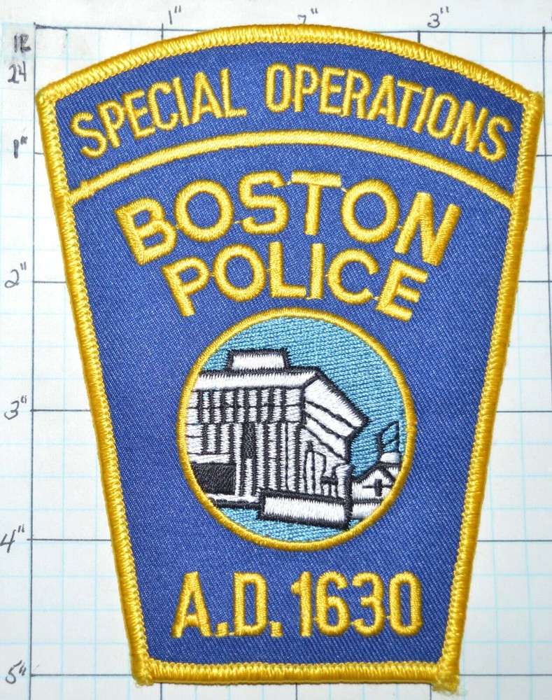 MASSACHUSETTS, BOSTON POLICE DEPT SPECIAL OPERATIONS PATCH