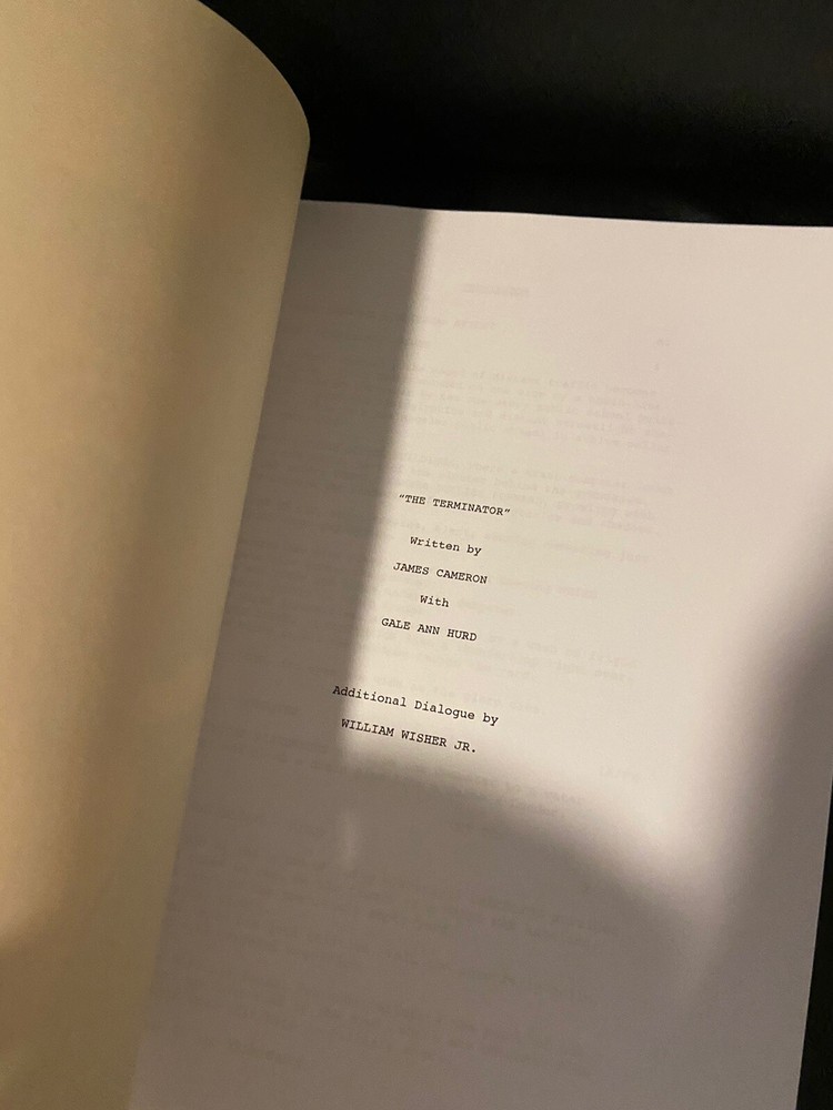 Sony Pictures TERMINATOR TRILOGY Rare Script SCREENPLAY SET Collection