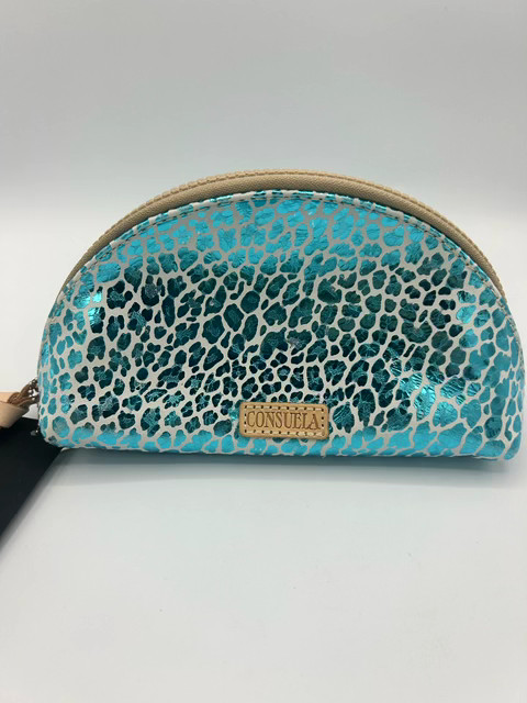 Consuela Half-Moon Cosmetic Pouch NWT