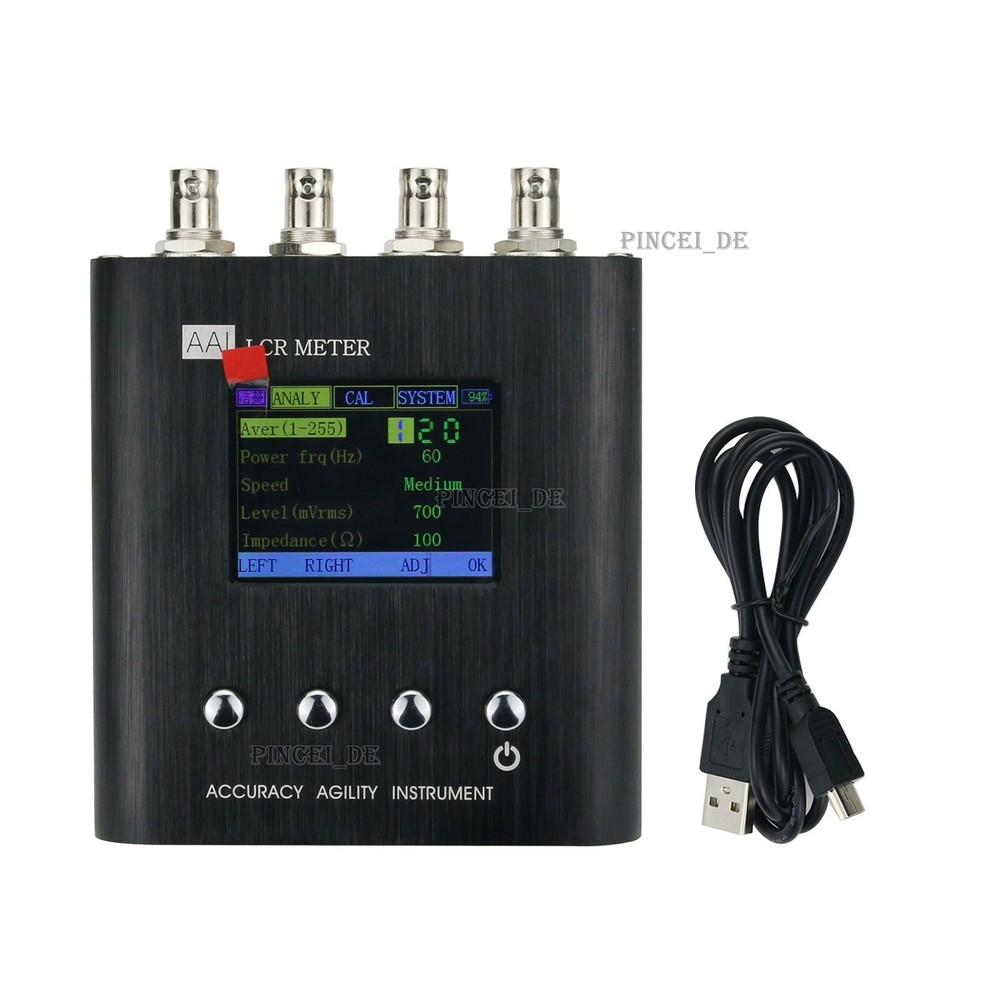 LCR Meter LCR Component Tester 2.4" TFT Color NJ100S 23 Frequency Points