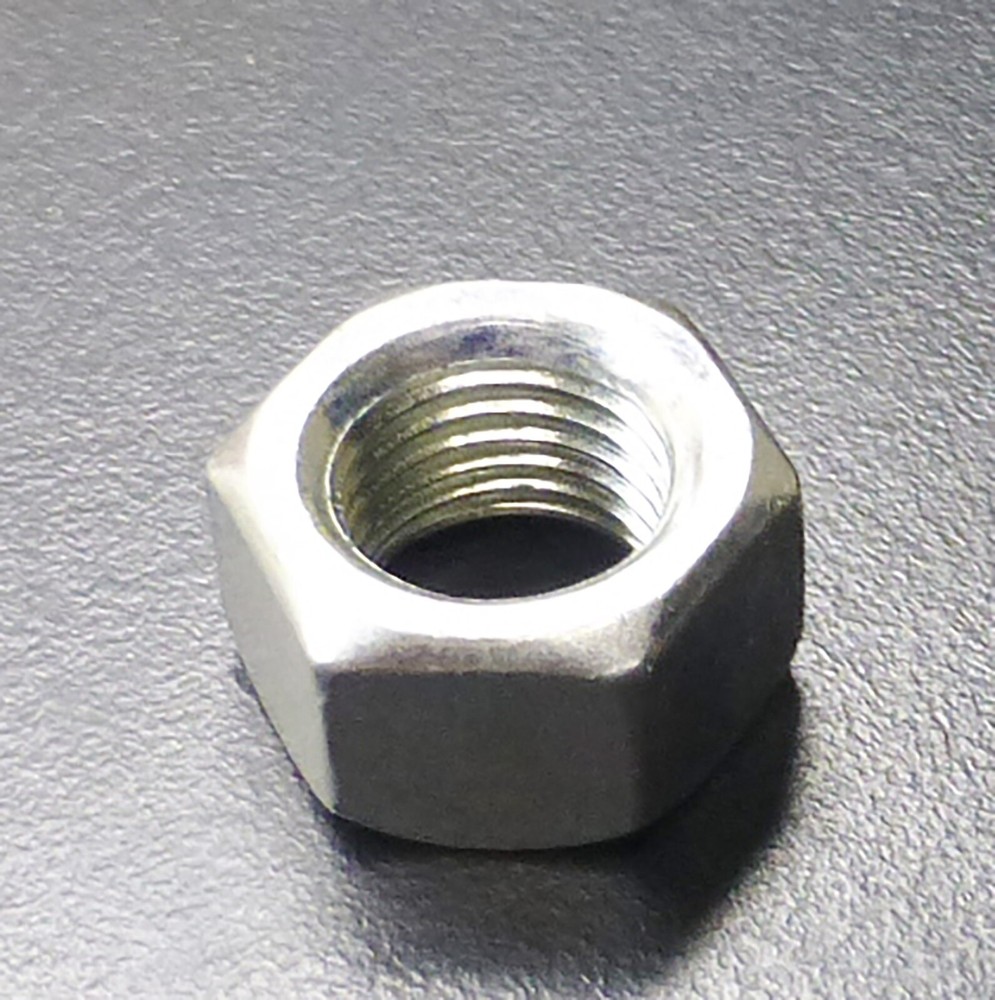 (100 pc) 3/8-24 FINISHED HEX NUT ZINC PLATED