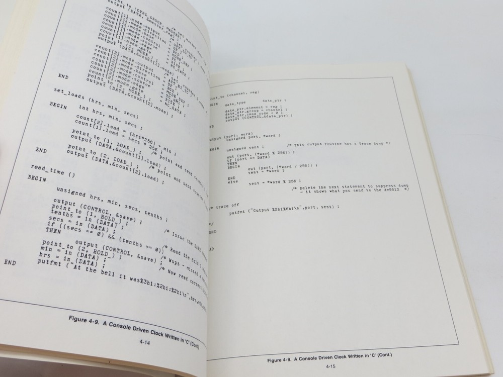 The Am9513 System Timing Controller Handbook (Paperback, 1983) vintage tech
