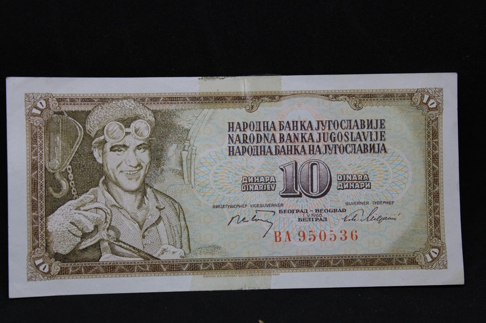 1968 Yugoslavia 10 Dinars BA950536