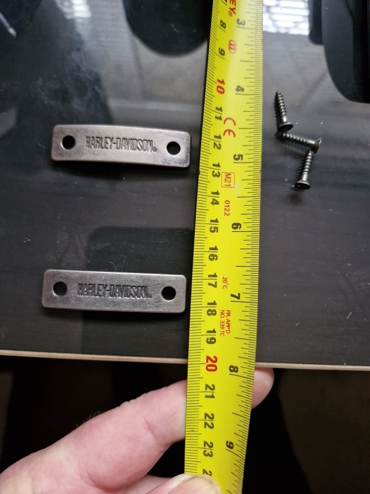 Harley Davidson Screw On Badges / Heel Plates