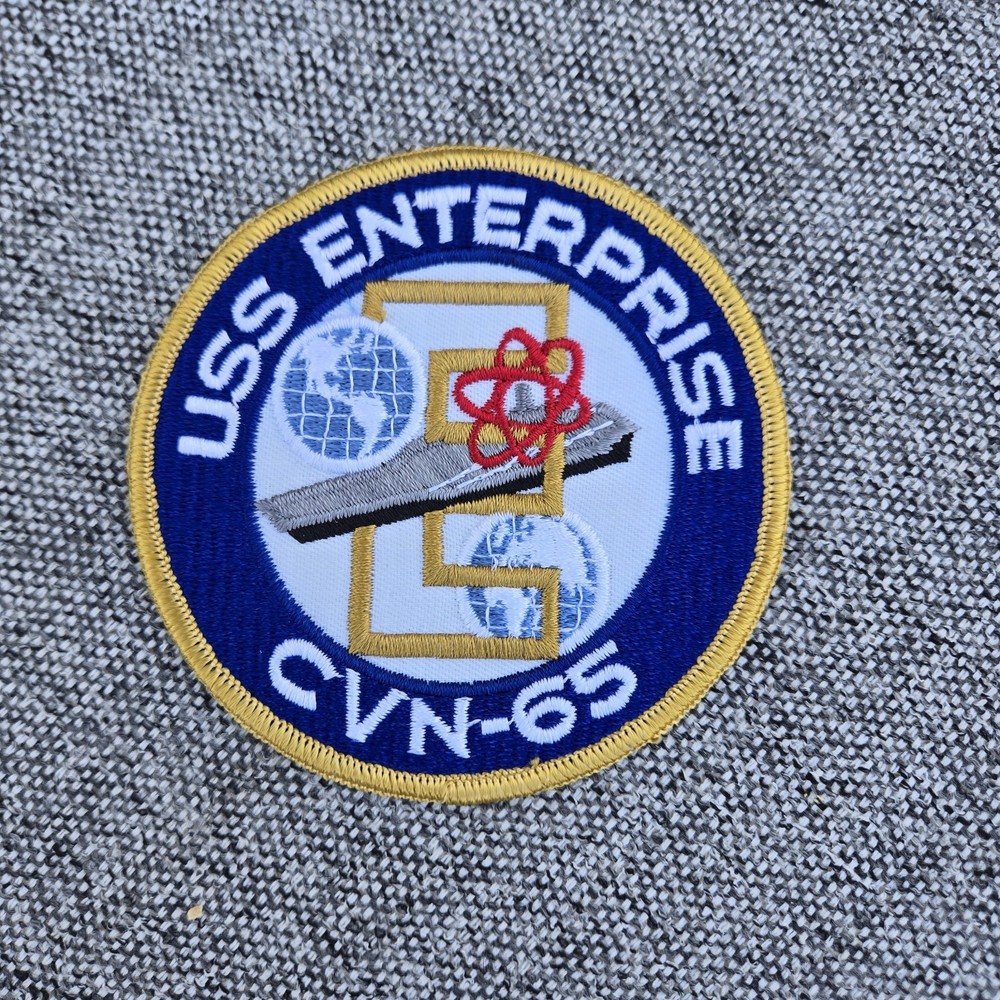 USS Enterprise (CVN-65) 4" Patch USN US Navy (Ship Decommissioned)