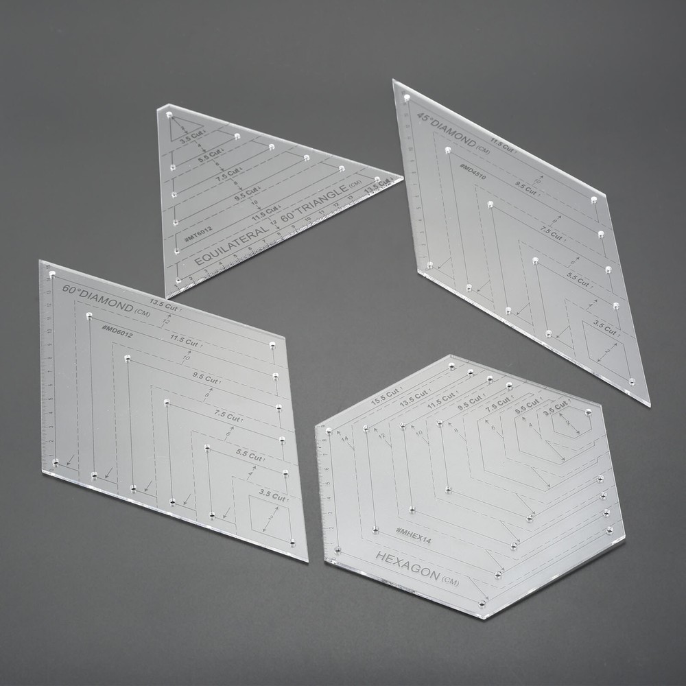 Sewing Patchwork Quilting Ruler Transparent Handmade Tailor Ruler for Home Tool