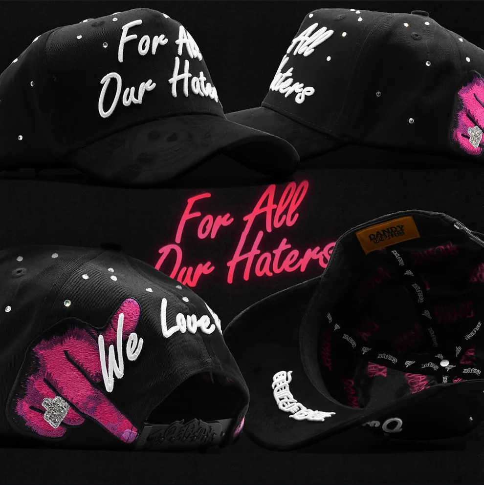 "For All Our Haters" Embroidered Snapback Hat