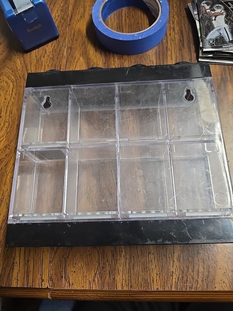 LEGO Minifigure 8 Compartment Display Case, Black