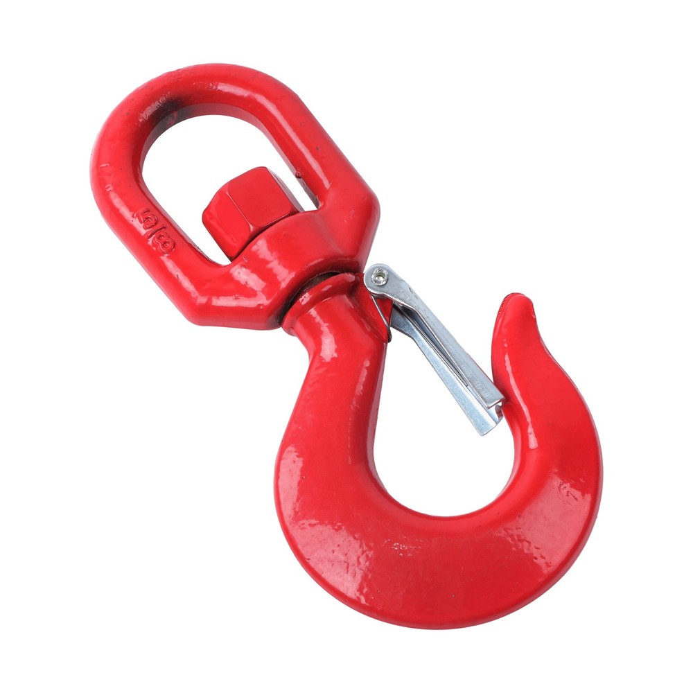 3Ton Locking Swivel Hook Heavy Duty Swivel Lifting Hook Rigging For Hoisting G80