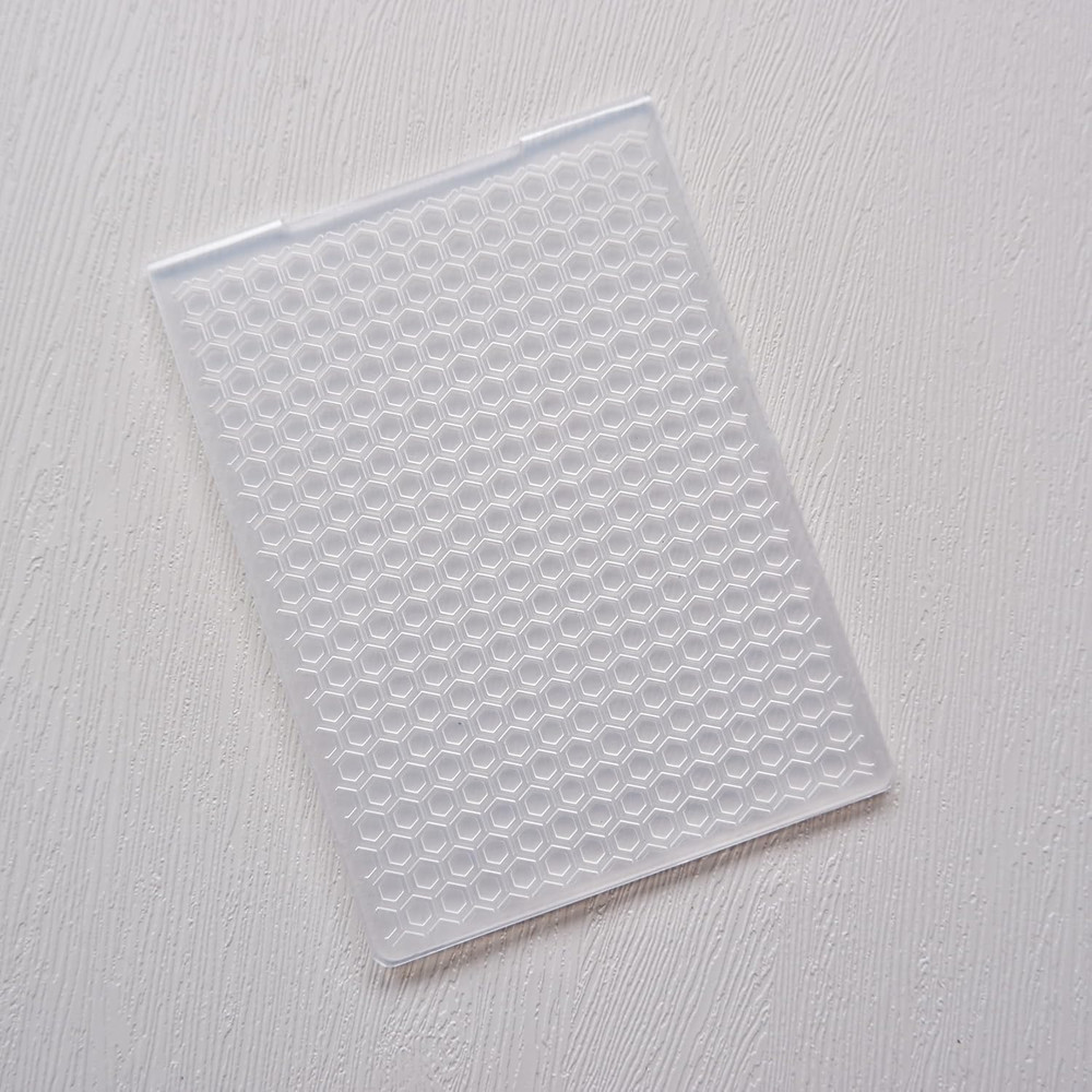 Honeycomb Pattern Embossing Folders for Card Making, Bee Hive Embossing Folder T
