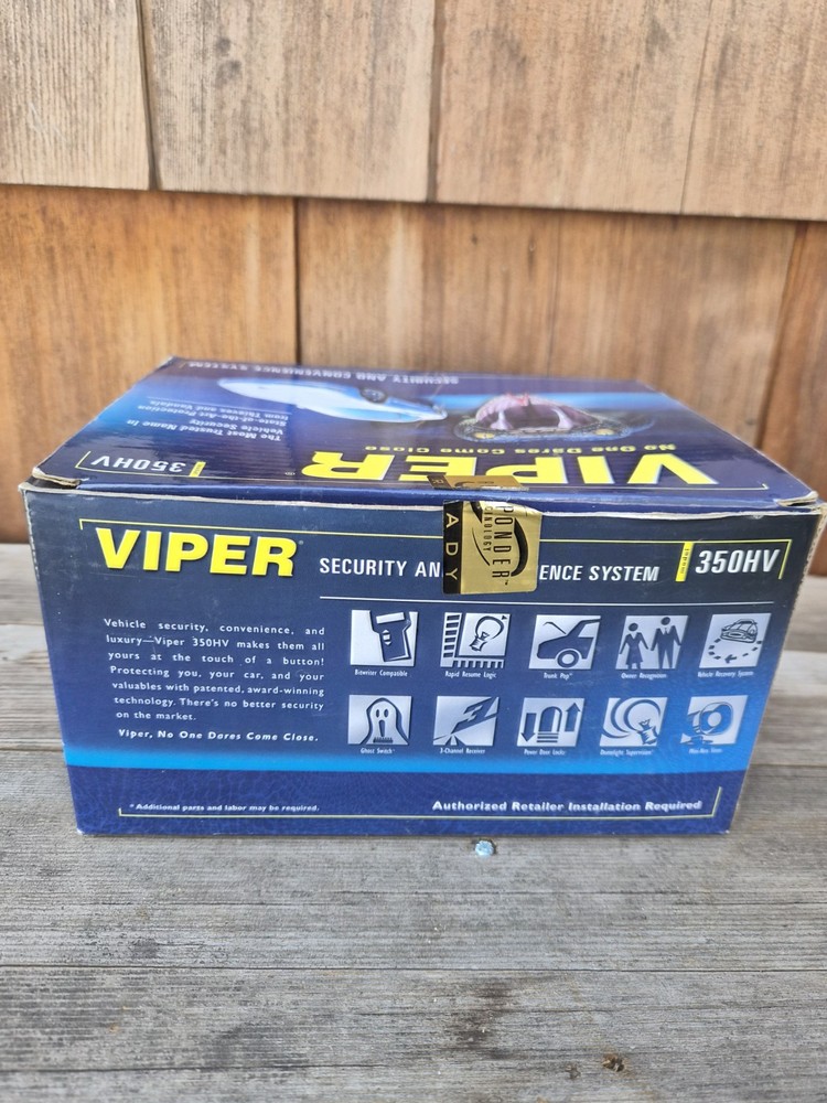 Viper 350HV Vehicle Security System in Original Box Complete Kit