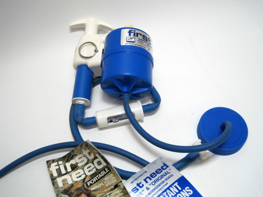 First Need Portable Water Purifier Microfilter Filter Pump Purification System