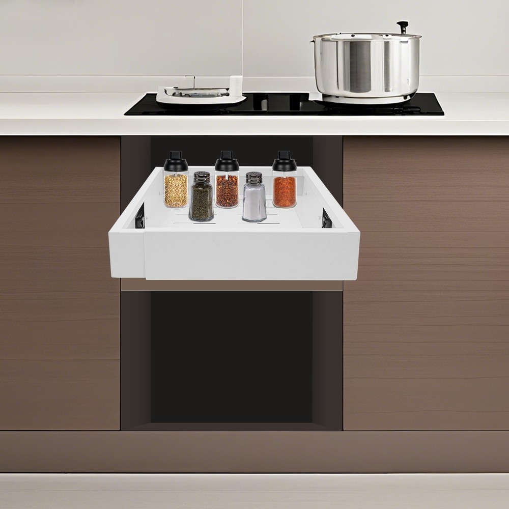 Pull-out Cabinet Organizer,Steel Roll-out Drawers,Slide-out Shelves for Kitchen