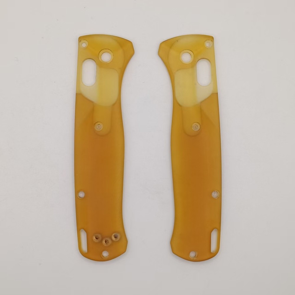 1 Pair Transparent PEI Handle Scales For Benchmade Bugout 535