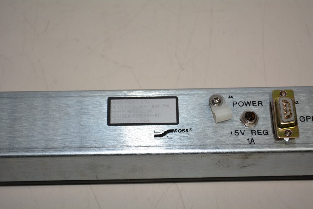 Ross Video 4530-218A Dedicated Aux Panel #W3975