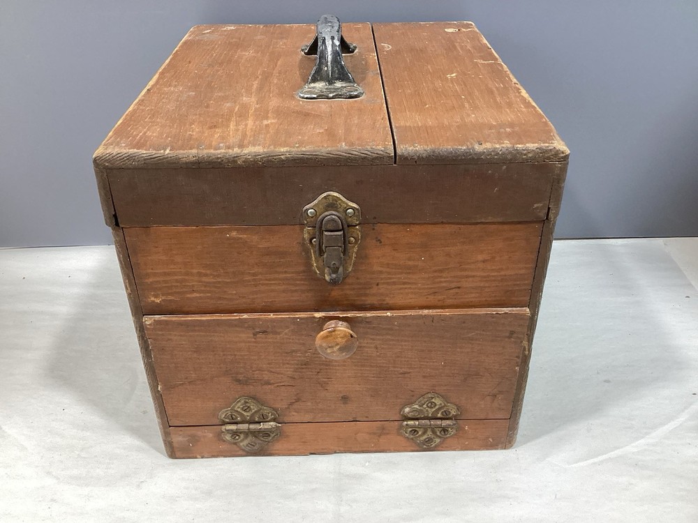 Vintage Poultry Disease Testing Kit In Apothecary Box, Pullorum Test