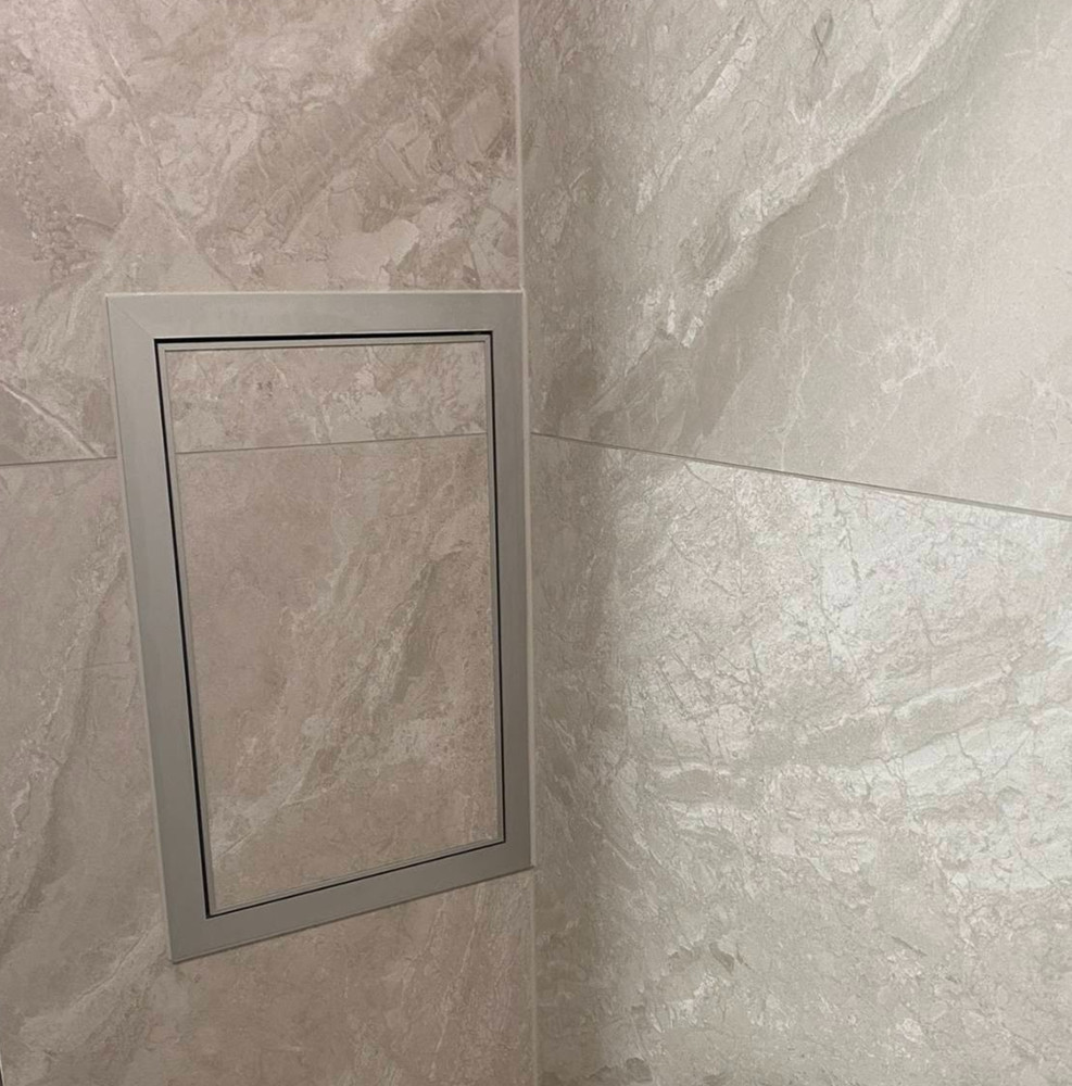 Aluminum Bathroom Access Panel Door – Tile Ready – Custom Sizes – Easy Install