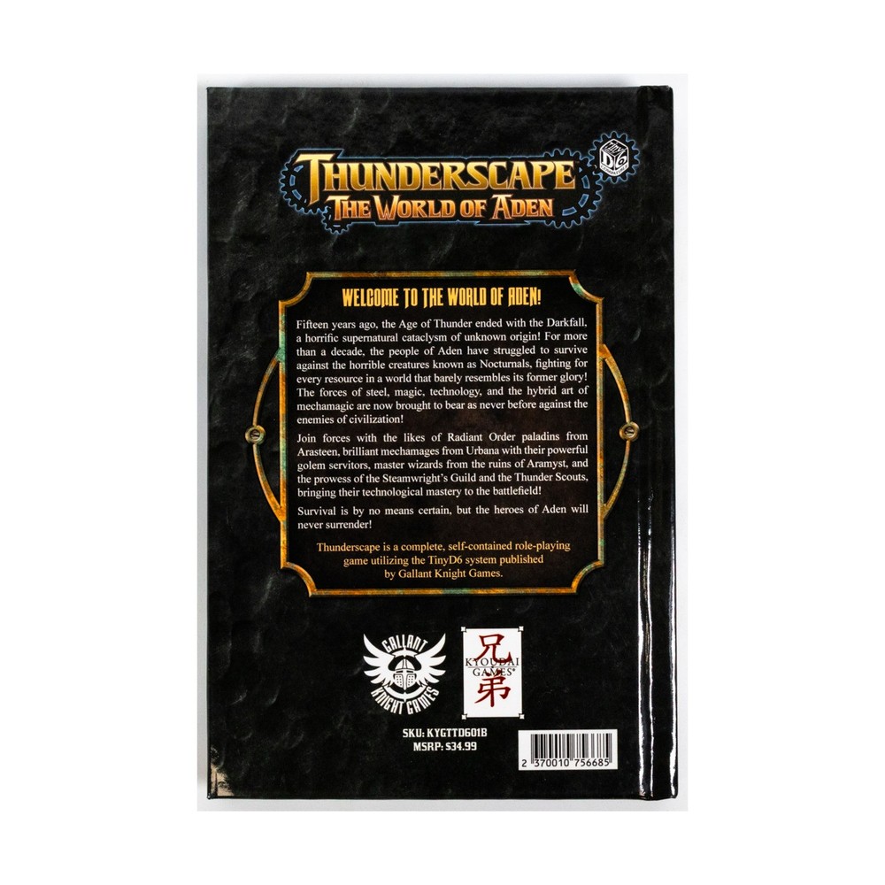 Kyoudai RPG Thunderscape-Tiny D6 RPG EX/NM