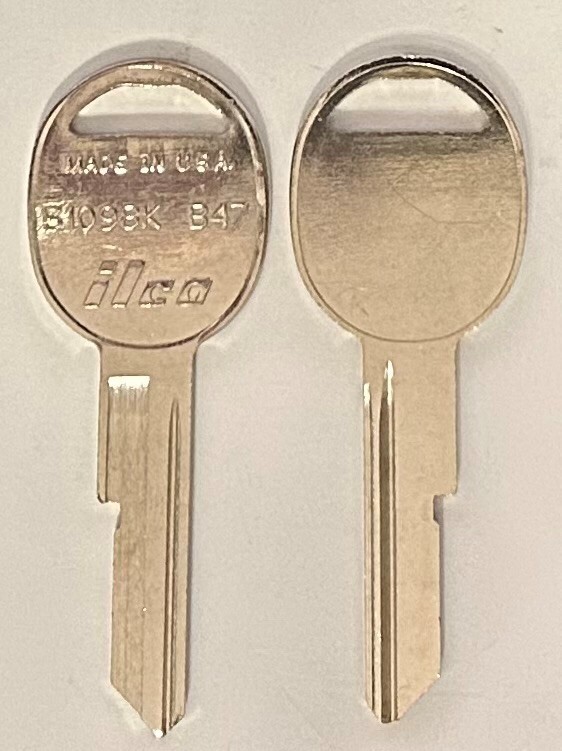 Ilco B47 S1098K for GM Key Blank uncut (1 Pc)