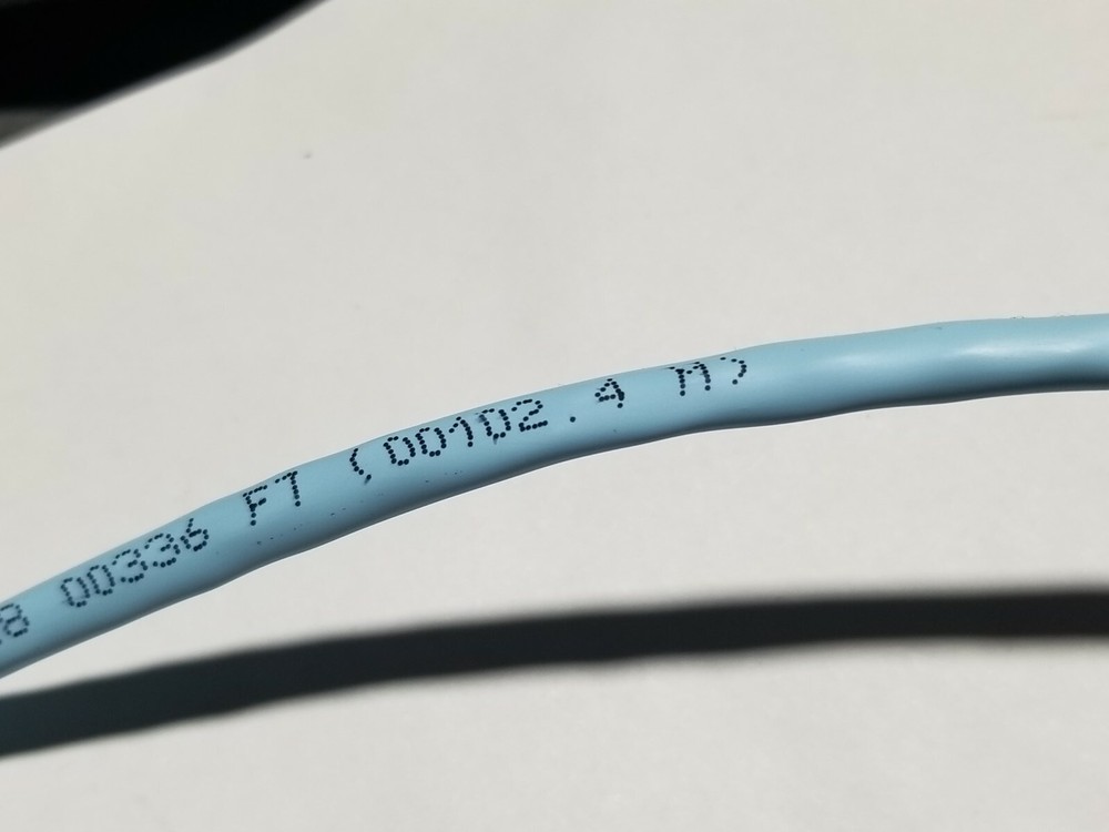 Commscope 1061C 24/4P Cat5E UTP Systemax PowerSUM Network Cable Light Blue/100ft