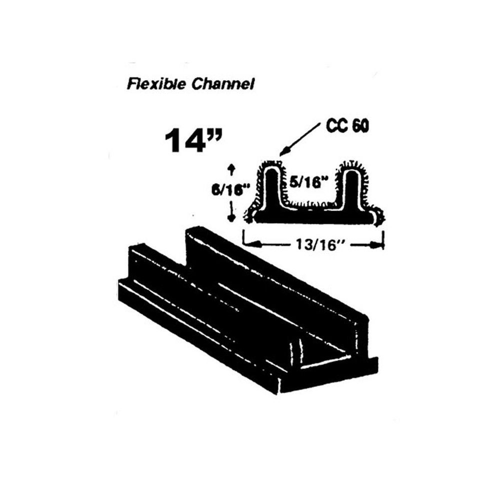 Flexible Rubber Window Channel
