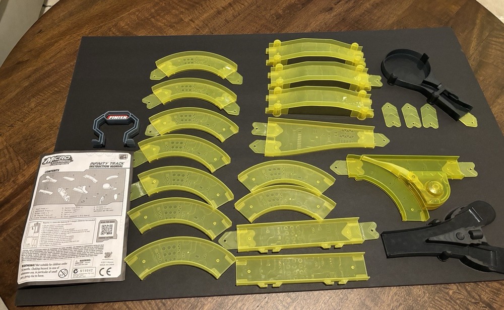 Micro Charges Infinity Track Pieces Lot & Manual