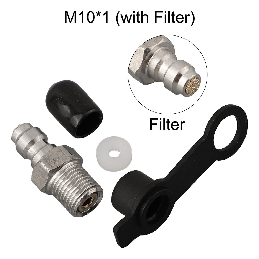 Efficient M10x1 Quick Coupler for Stainless Steel PCP Pneumatic Connection