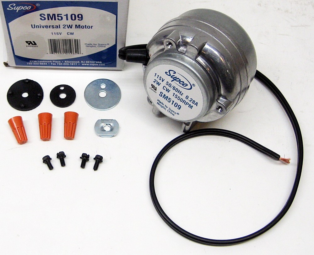 WP5109 2 Watt Refrigerator Condensor Fan Motor for Whirlpool Kenmore 833697