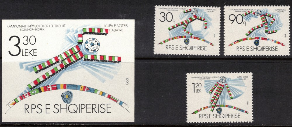 ALBANIA Scott 2347-50 Mint NH