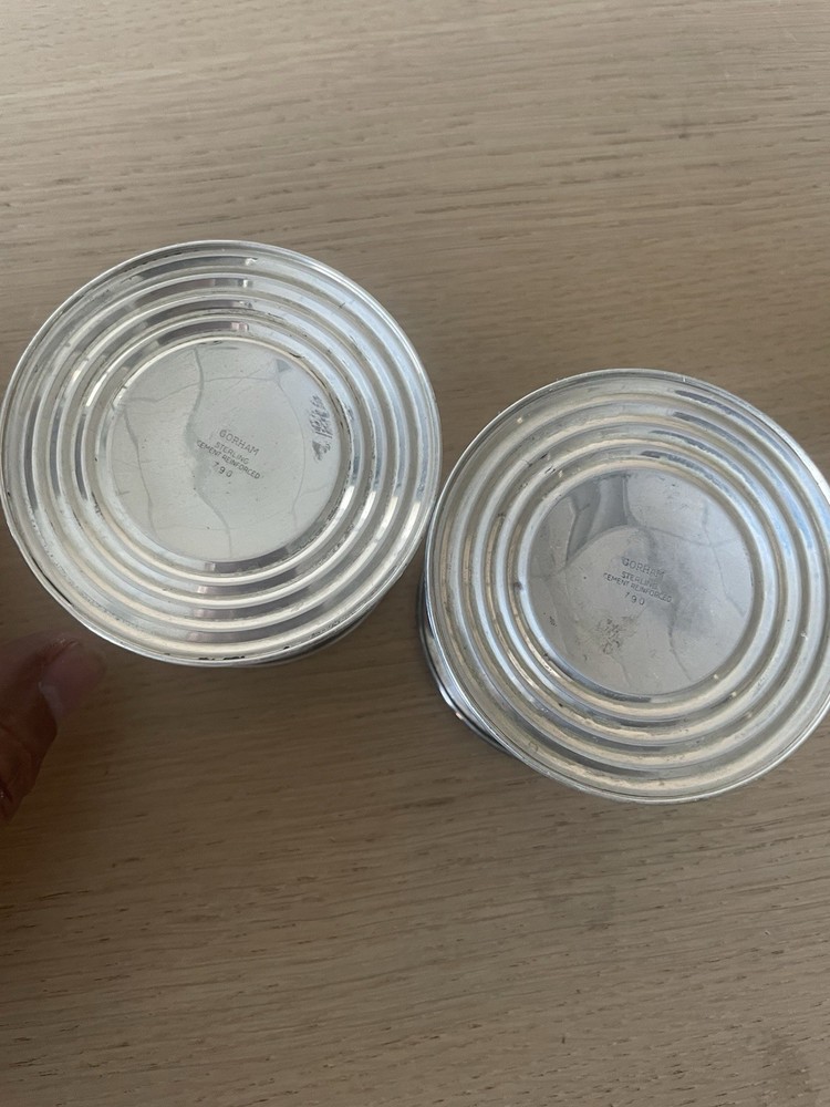 Gotham Sterling silver candle holder