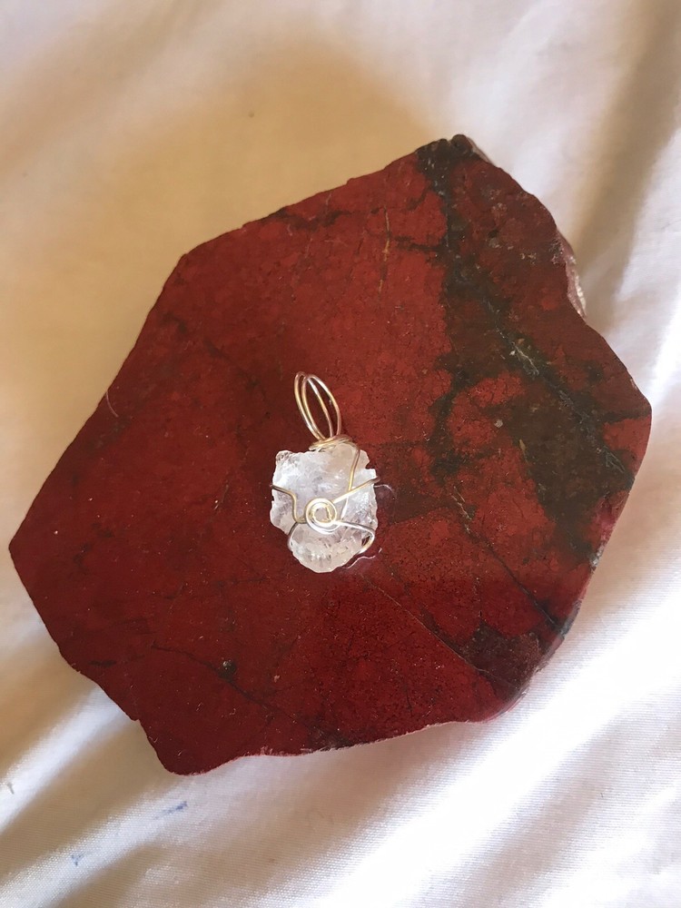 Nirvana Quartz Sterling Silver Wrapped Pendant