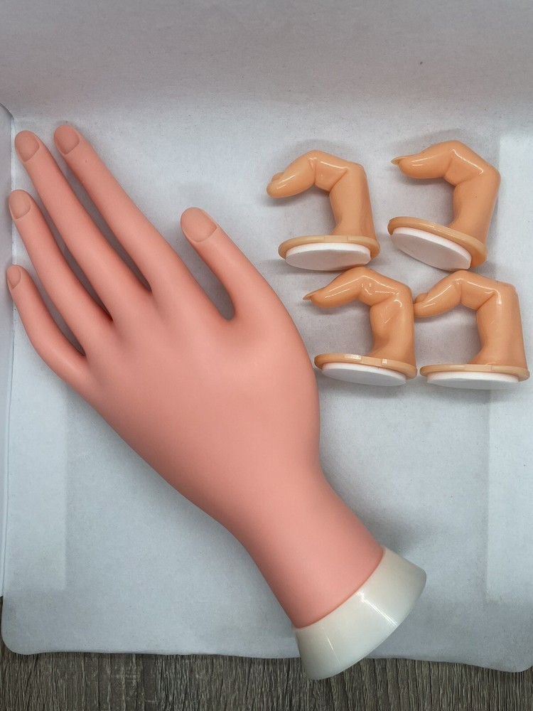 practice hand with 4 pc finger