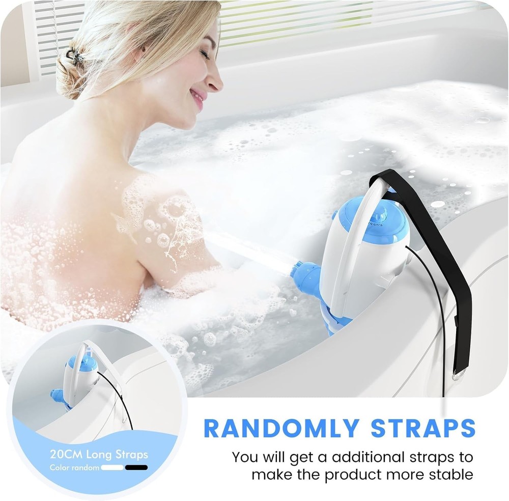Bath Jet Spa, Jet/Bubble Maker Mode, Bathtub Spa single head, Blue+White