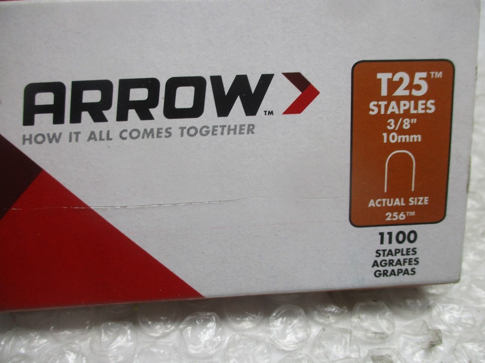 ARROW T25 3/8" STAPLES NSMP
