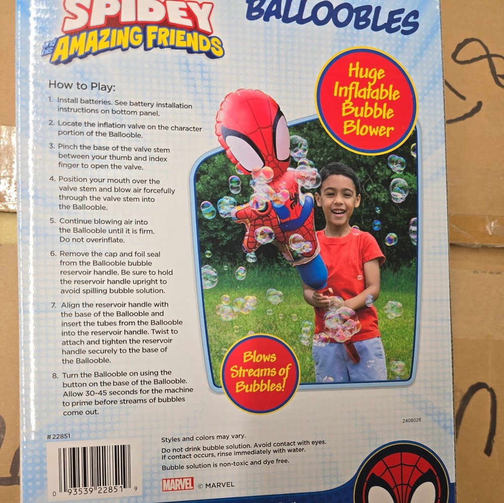 Spider-Man Balloobles Bubble Toy