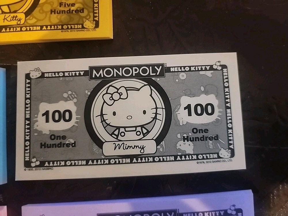 Monopoly Hello Kitty EDITION 2010 Replacement Money SEALED