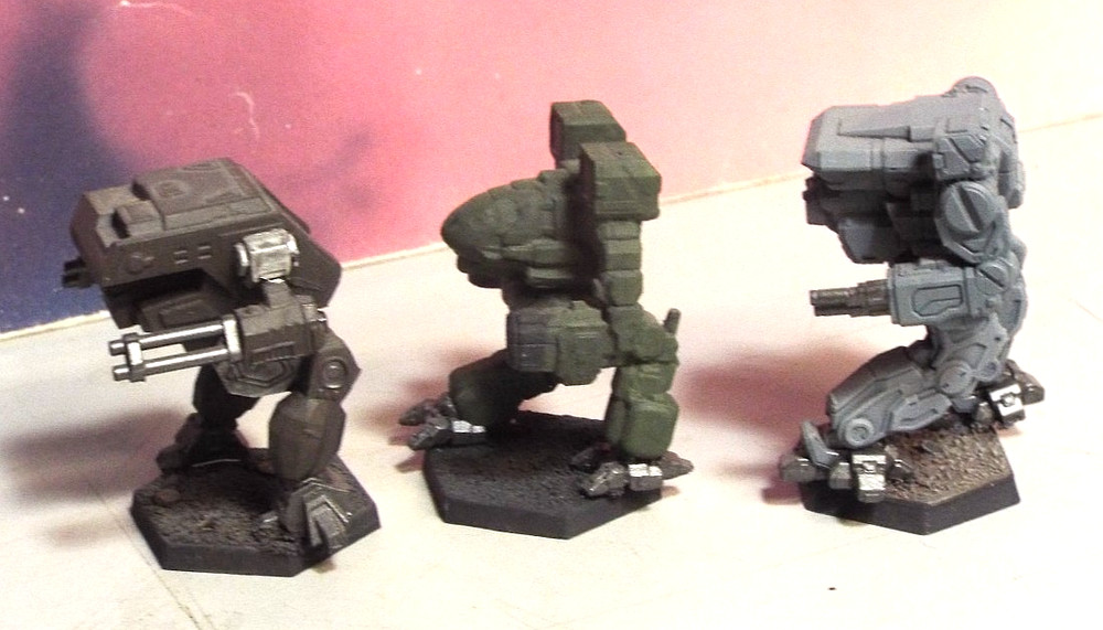 BATTLETECH UNION-CLASS DROPSHIP w/ GUARD MECHS (3D-PRINTED, PAINTED)