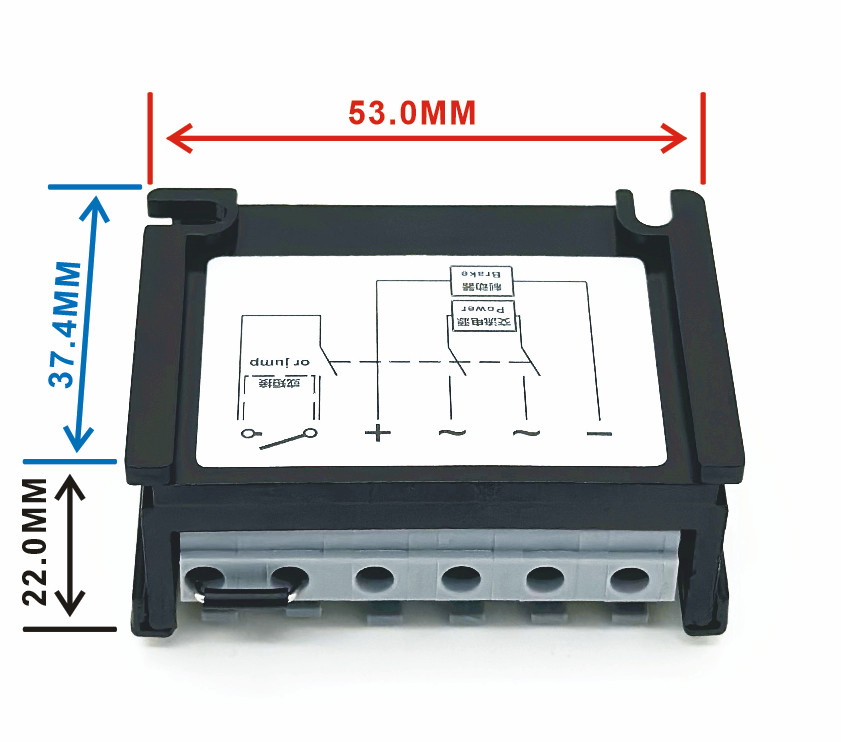 ZL3 INPUT 0~460VAC OUTPUT 0~207VDC half wave brake rectifier module