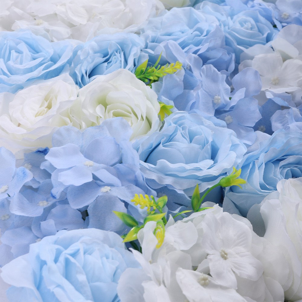 4 Pack Artificial Flower Wall Panel for Wedding Birthday Party 24"x16inch