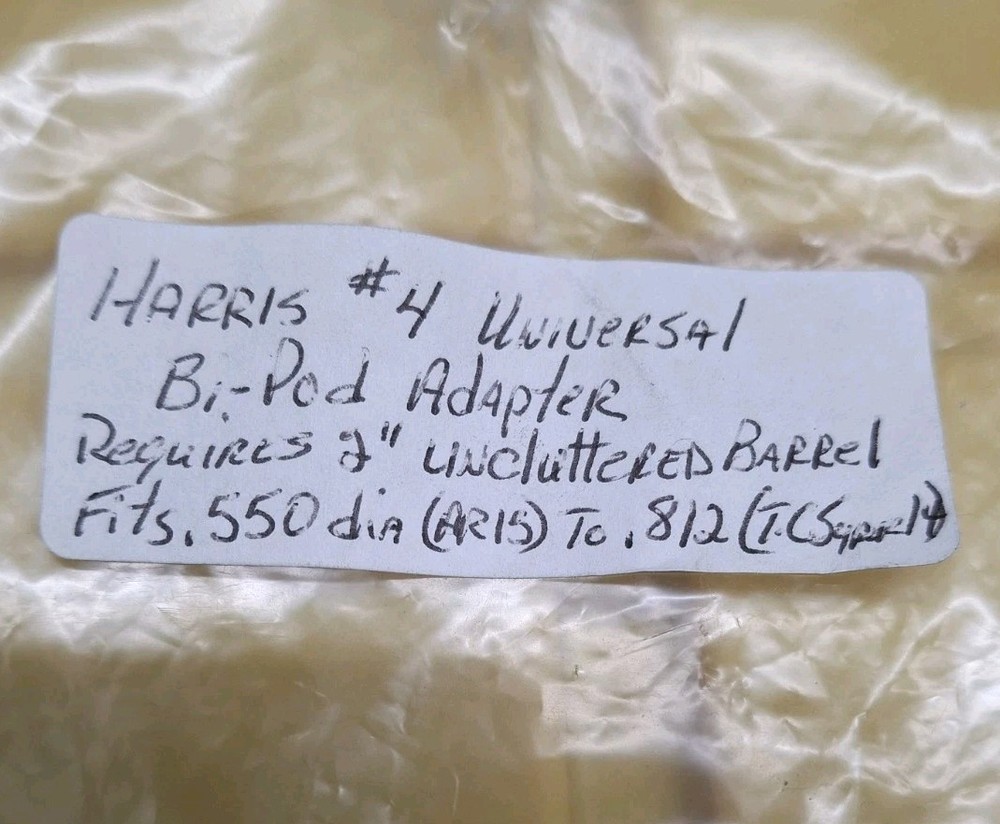 Harris Bipod Adapter Universal Barrel Clamp No.4